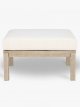 Garden Coffee Table / Foot Stool, (Eucalyptus Wood), Natural