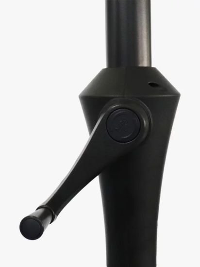 Aluminium Wind-Up Parasol, 2.7m