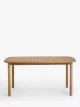 Rectangular Garden Dining Table, 160cm, (Acacia Wood), Natural